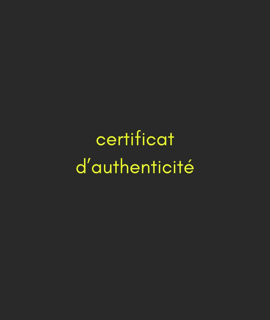 Certificat d'authenticité SITA PLACE — Garantie d'authenticité pour maroquinerie de luxe vintage